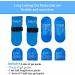 Soothing U Gel Hot Cold Therapy Socks for Ankle Heel Pain - Compression Relief for Plantar Fasciitis & Neuropathy - Microwaveable & Cooling Gel for Men & Women - Buy Online on GoSupps.com