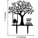 CARISPIBET Wedding Cake Topper Mr. & Mrs. sat on a Swing under a Tree Wedding Cake Acrylic Silhouette Topper Decorative - Buy Online on GoSupps.com