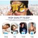 Lion Eyes Sleep Mask - Comfortable Light Blocking Eye Mask for Women & Men - Adjustable Strap for Travel, Shift Work - Night Blindfold - Buy Online on GoSupps.com