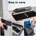 ULAIDO Titanium Nose Hair Trimmer - USB Rechargeable, Lighted Personal Beard Trimmer for Men - Electric Ear & Facial Hair Trimmer As Seen on TV - Includes Max Storage Bag - Buy Online on GoSupps.com