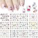 Hello Kitty Nail Stickers - 12 Sheets 3D Self-Adhesive Nail Art Decorations for Kids, Cat Dog Rabbit Designs, Summer Nail Decals for Girls and Women - Buy Online on GoSupps.com