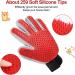 Buy Akone Cat Gloves - Double-Sided Brush for Short & Long Hair Cats | Best Pet Grooming Solution - Buy Online on GoSupps.com