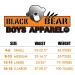 Black Bear Boys' Thermal Underwear Set - 2-Piece Base Layer Long Sleeve T-Shirt and Long Johns (Heather Grey/Black, Size 12-14) - Buy Online on GoSupps.com