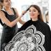 Mandala Flower Hair Cutting Cape - Professional Salon Apron with Snap Closure for Hairdressers & Barbers - Buy Online on GoSupps.com