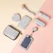 Portable Rhinestone Compact Pocket Mirror - Double-Sided 1x/2x Magnifying Handheld Cosmetic Mirror (Silver) - Buy Online on GoSupps.com