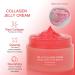 Collagen jelly cream improves dull skin reduces fine lines and wrinkles collagen face mask hydrates and moisturizing enhances elasticity lifts and firms the skin suitable for all skin types (2 - Buy Online on GoSupps.com