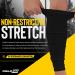 FieldPro Football Leg Sleeves - 2 Pairs | Adult & Youth Sizes | 6 Colors Available | Calf Compression for Men | Medium Size in Black/White - Buy Online on GoSupps.com