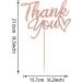 1 Pack Thank You Cake Toppers Glitter Thank You Cake Picks Thanksgiving Day Cupcake Decorations Wedding Anniversary Birthday Party Cupcake Decorations Rose Gold 4-rose Gold - Buy Online on GoSupps.com