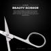 Buy Premium Curved Manicure Scissors | Versatile Nail Eyebrow & Beard Scissors for Men & Women - 3.6" Silver - Buy Online on GoSupps.com