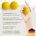 2x DBT Skills Hedgehog Ball | Magnetic Stress Relief Acupressure Ball | Massage Tool for Tension & Mobility | Yellow Matt 47mm - Buy Online on GoSupps.com