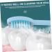 Homsfou 4-Piece Toothbrush Gift Set | Ortho Clean Toothbrush Mini Clamp & Dental Floss - Blue - Buy Online on GoSupps.com