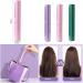 Rechargeable Mini Hair Straightener | 2023 Portable 2-in-1 Cordless Curler & Straightener | Adjustable Temperature Flat Iron Brush (Purple - Buy Online on GoSupps.com
