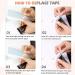 120 Double Sided Hair Extension Tape Tabs - USA White Adhesive Tapes for 12 Inch Tape-in Extensions - 4 x 0.8 cm 120PCS - Buy Online on GoSupps.com