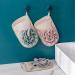 Shower Puff 2 Pack - Bamboo Charcoal Bath Sponge Loofahs | Large Green Poufs for Essential Skin Care - Buy Online on GoSupps.com