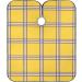 Waterproof Barber Cape - Yellow Buffalo Plaid & Cheetah Haircut Bib | Unisex Hair Cutting Cape for Men & Women - Buy Online on GoSupps.com