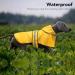 Buy Weesiber Reflective Waterproof Dog Rain Coat - Adjustable Pet Jacket & Light Poncho Hood for All Dog Sizes | S Yellow - Buy Online on GoSupps.com