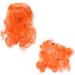 Funny Dog & Cat Role Play Wig - Halloween & Christmas Costume for Small Medium & Large Pets (Orange) - Buy Online on GoSupps.com
