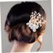 Angoily Silver Hair Comb Headwear for Women Pearl Wedding Hair Accessories Rhinestone Hair Comb Hair Combs for Women Rhinestone Hair Accessories Hair Pin Tiara Hair Fork Girl Bride Pearls - Buy Online on GoSupps.com