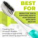 Solodent Ultra Soft Toothbrush for Sensitive Teeth & Gums - Silver & Charcoal (1 Pack) - Buy Online on GoSupps.com
