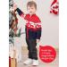 Kids Christmas Reindeer Sweater Cardigan | Boys Winter Knit Jumper 18-24 Months Navy Blue - Buy Online on GoSupps.com