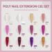 GAOY Poly Gel Set - 12 Colors Builder Gel for Nail Extensions | Ideal for Beginners & Professionals | DIY Nail Art at Home - Dream Amethyst - Buy Online on GoSupps.com