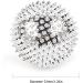 Layhou 2-Piece Magnetic Acupressure Hedgehog Massage Balls - 56mm Spiked Massage Device for Relaxation & Pain Relief - Gold - Buy Online on GoSupps.com
