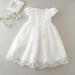Leideur Baby Long Christening Gown | White Baptism Dress for Girls | Special Occasion 18-24 Months - Buy Online on GoSupps.com
