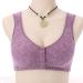 Shop Sexy Lace Bustier for Women - Adjustable Large Size 4XL Iron-Bra Seamless Bandeau in Purple - Buy Online on GoSupps.com
