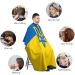 Ukrainian Flag Hair Salon Cape | Adult Hairdressing Gown & Barbers Apron International Shipping Available - Buy Online on GoSupps.com