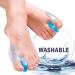 Bunion Cushion Protector 1 Pair - Toe Separator Gel Pads for Foot Pain Relief - Self Pedicure Corns Treatment - Blue, One Size - Buy Online on GoSupps.com