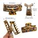 4 PCS Large Hair Claw Clips - 4 inch Tortoise Rectangle Hair Clamp for Women | Non-slip Acetate Material | Suitable for Thin & Thick Hair | Great Holiday Gift - Buy Online on GoSupps.com