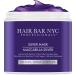 Hair Bar NYC Silver Mask 16.9oz / 500ml - Purple Hair Mask Toner is a Triple Power Toning Mask for Blonde Hair  Silver Hair & Platinum Hair  Infused with Keratin & Biotin