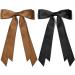 Hair Bows for Women - Bows for Hair Black Hair Ribbons for girls (Black/Coffee) - Buy Online on GoSupps.com