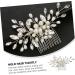 minkissy Bridal Headwear Romantic Wedding Hair Comb Wedding Hair Clip Wedding Hair Accessories Hair Wedding Decor Hair Pin Bridal Headpiece Tiara Crystal Wig Grace Miss White - Buy Online on GoSupps.com
