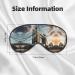 SSIMOO London Tower Bridge Print Eye Mask - Ultra-Soft Light-Blocking for Comfort & Restful Sleep - Buy Online on GoSupps.com