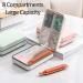 Large Pill Organizer - Portable 8 Compartment Travel Medication Box for Vitamins & Supplements - Oversized Green 5.5"x3.5"x2 - Buy Online on GoSupps.com