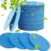 50-count compressed face sponges for aesthetic- 100% natural cellulose face sponge Professional cosmetic spa sponges blue