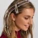 2 Pieces Rhinestone Hair Chains for Women Rhinestone Hair Chain Rhinestone Tassels Hair Tinsel Shiny Wires for Clips with Crystal Tassel Accessories - Buy Online on GoSupps.com