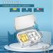 Portable Pill Box Set - Starry Night | Decorative Metal Organizer for Medicine & Vitamins | Unique Gift (2 Pieces) - Buy Online on GoSupps.com