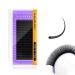 Nagaraku single eyelashes Individual eyelash extension permanent volume eyelash eyelash extensions gently of course matt black single size (thickness 0.20 d curl 17mm) 1 piece (1 Pack) 0.20 d