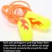 3M Ear Plugs 200/Box E-A-Rsoft Yellow Neon Blasts 311-1252 Corded Disposable Foam NRR 33 for Drilling Grinding Machining Sawing Sanding Welding - 1/Poly Bag - Buy Online on GoSupps.com