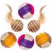 Buy Skrtuan 6PC Interactive Cat Ball Toys - Feather Balls for Indoor Cats | Best Cat Toys for Self-Play & Entertainment - Buy Online on GoSupps.com