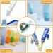 Stainless Steel Toothpaste Tube Squeezer 4 Pieces Metal Toothpaste Squeezer Roller for Toothpaste Cosmetic Oil Cream Paint Squeezer - Buy Online on GoSupps.com