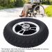 Wheelchair Wheel Hub 17.78Cm 7 Inch Wheels 7In Rehabilitation Tire Pu Alloy Wheels 47Mm 1.85In Replacement Wheels - Buy Online on GoSupps.com