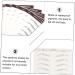 FRCOLOR 30 Pcs Eyebrow Stickers Makeup Stickers Eyebrows Imitation Eyebrow Tattoos Eyebrow Trimming Miss 5.8X1X0.1CMx5pcs Brownx5pcs - Buy Online on GoSupps.com