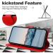 Buy SRISHP PU Leather Flip Wallet Case for Oppo Reno 8t 5G & Oppo A1 Pro - Red Magnetic Folding Cover & Protective Case - Buy Online on GoSupps.com