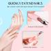 AIJIMEI Nail Slip Solution Kit Poly Nail Gel Slip Solution 58ml/2fl.oz Nail Extension Slip Solution for Poly Nail Gel Nails with Dual-ended Brush for Beginner - Buy Online on GoSupps.com