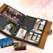 ZEEYUAN Leather Scrapbook Album - 60 Pages Love Memory Photo Album 8.5x11 | Travelling Journal & Family Scrapbook Kit - Perfect Gift for Couples, Anniversary, Wedding - Grayish-blue - Buy Online on GoSupps.com