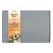 Neater Pet Brands Neater Mat - Waterproof Silicone Pet Bowls Mat - Protect Floors from Food & Water 24" x 16" Gunmetal