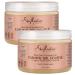 Shea Moisture, Thick & Curly Hair Products, Coconut and Hibiscus Curling Gel Souffle, Agave Nectar, Flax Seed Oil, Styling Moisturizer for Healthy Curls, 2 Pack – 12 Oz Ea 12 Ounce (Pack of 2)